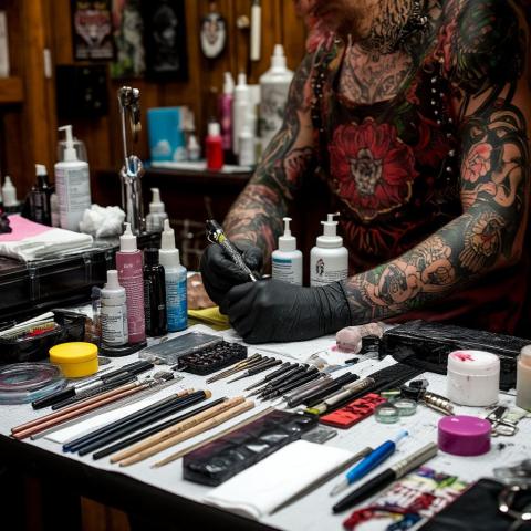 Материалы для ТАТУ-салона